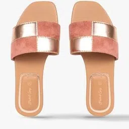haute & spicy Colourblock Slip-On Flat Sandals-picture-23