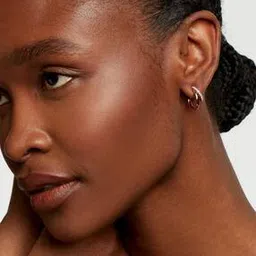 ted baker Rose Gold-Plated Crystal Double Hoop Earrings-picture-53