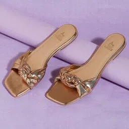 tao paris Women Twist-Knot Slip-On Sandals-picture-13