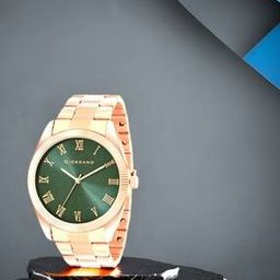 giordano GZ-50112-66 Men Gold-Plated Round Shaped Analogue Watch-picture-12