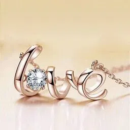 myki Stone-Studded Love Pendant -picture-46