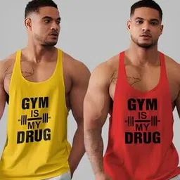 bab Pack of 2 Men Scoop-Neck Vest-picture-39