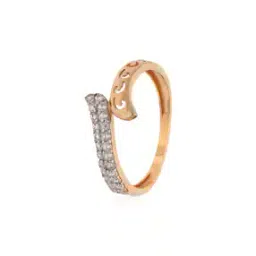 malabar gold & diamonds Women Rose Gold Stone-Studded Ring-picture-30