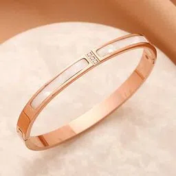 designs & you Diamond-Studded Rose Gold-Plated Bracelet-picture-23
