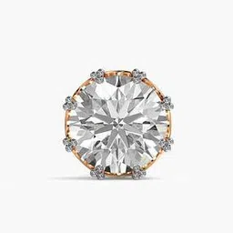 moena Men Rose Gold Lab Grown Diamond Stud Earrings-picture-29