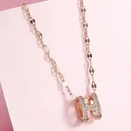 myki Women Rose Gold-Plated Pendant with Chain-picture-32