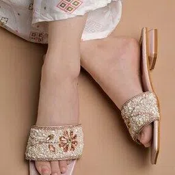 stylestry Women Embellished Slip-On Sandals-picture-17