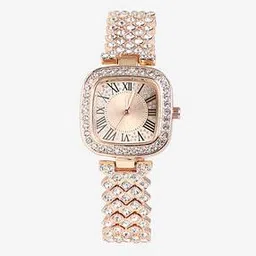 haute sauce HSWC1105 Stone-Studded Analogue Watch-picture-18