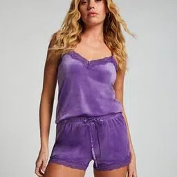 hunkemoller Women Velours Lace Camisole-picture-19