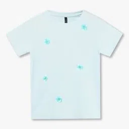 Girls Embellished Regular Fit Round-Neck T-Shirt-image-76