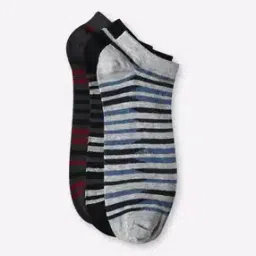 dj & c Pack of 3 Assorted Ankle-Length Socks-picture-46