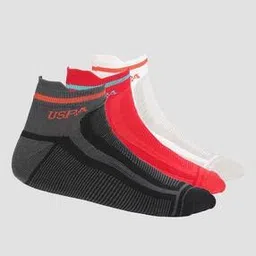 u.s. polo assn. Men Pack of 3 ES006 Striped Ankle-Length Everyday Socks-picture-42