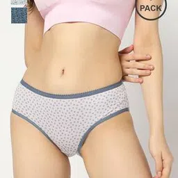 yousta Pack of 3 Printed Assorted Hipster Briefs-picture-43