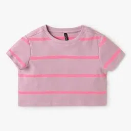rio girls Girls Ribbed Slim Fit Round-Neck T-Shirt-picture-49