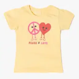 kg frendz Girls Printed Regular Fit Round-Neck T-Shirt-picture-41