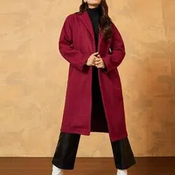styli Women Oversized Wool Like Midi Length Trench Coat-picture-50