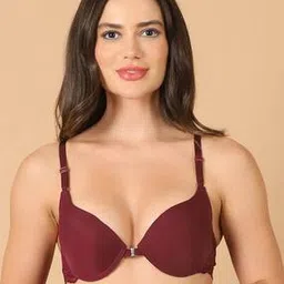 prettycat Women Lightly-Padded Plunge Bra-picture-49