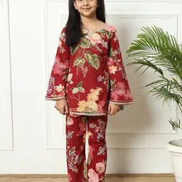 readiprint Girls Floral Print 2-Piece Kurta with Pants-picture-45