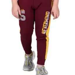 3pin Boys Typographic Print Joggers with Drawstring Waist-picture-19