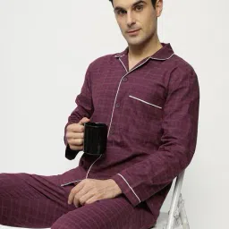 hancock Men Checks Lounge Set image 1