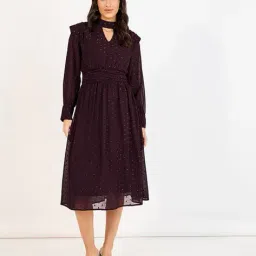 styli Women Western Wear Polka-dot A-line Dress image 1