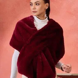 inweave Women Rabbit Fur Cape-picture-50