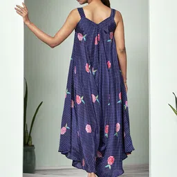 SUKRUTI DESIGN Gul-Posh Women V-Neck Printed Sleeveless Basic Jumpsuit image 4