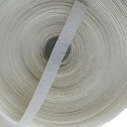 ImegaZ Nylon Self Adhesive Hook Tape Roll & Plain Loop for Door Net & Window Net Replacement Accessories (20mm Width x 25 Meters) White (Adhesive Hook & Plain Loop) image 1