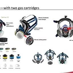 generic Silicone anti nuclear radiation respirator rubber/spherical full gas mask image 3