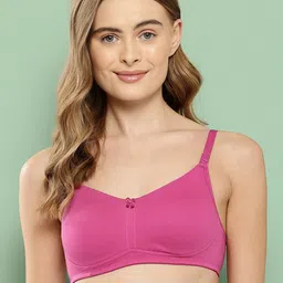 Leading Lady Pack of 3 Non-Padded Seamless Cotton Bras 1128-PK-MZ-MV-3 image 2