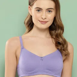 Leading Lady Pack of 3 Non-Padded Seamless Cotton Bras 1128-PK-MZ-MV-3 image 3