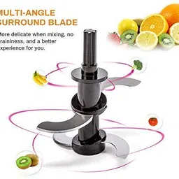 rasikvar Nutri-chop Chopper For Kitchen & Meat Grinder With Extra Large Capacity Acrylic Bowl | 700ml | 350 Watt Vegetable Chopper Electric | Food Processor - Pearl image 4