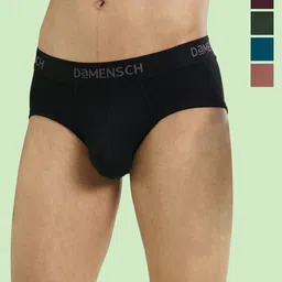 DAMENSCH Pack Of 5 Mid-Rise Basic Briefs BR1051-MX2009 image 1