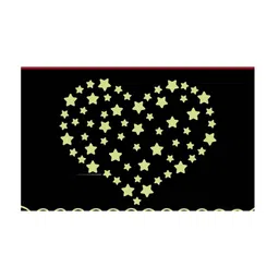 Jaamso Royals Black & Yellow Printed Self Adhesive Wall Sticker-picture-33