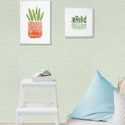 Jaamso Royals White & Green Abstract Self Adhesive Peel and Stick Wallpaper-image-93