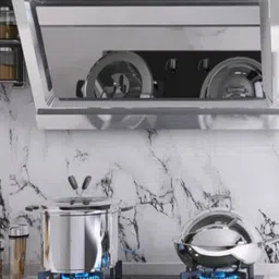 Jaamso Royals White & Black Lining Marbel Design Vinyl Kitchen Wallpaper-image-53