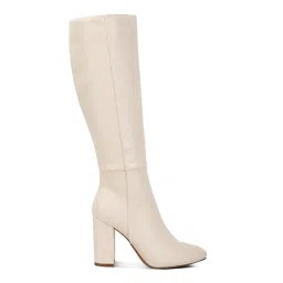 London Rag Block Heel Calf Length Boots image 3
