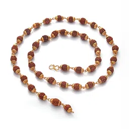 Pray Everyday Unisex Beaded Rudraksha Mala Chain-picture-38