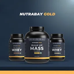 Nutrabay Gold Bulk Up Mass Gainer,  6.6 lb  Mango  image 2