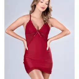 Herryqeal Lingerie for Women Soft Sexy Ruched Babydoll With Panty (Set of 2)-image-38