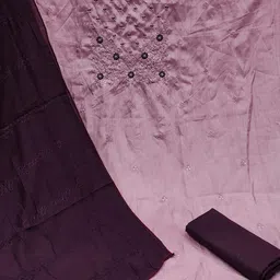 KALINI Embroidered Unstitched Dress Material image 4