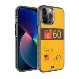 DailyObjects Brown & Yellow Printed LH Cassette iPhone 12 Pro Max Phone Case-image-7