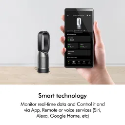 dyson Hot and Cool HP11 Air Purifier with Remote Control (Black & Nickel) image 5