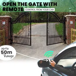 e-INFINITY 1000KG Gear System Oil Lubricated Electric Industrial Sliding gate Opener Industrial Sliding Gate Motor with Obstacle Sensor with 3 Gear Rail of Total Gear Length 10Feet Approx image 5