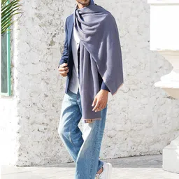 CrossKulture Men Modal Reversible Stole-picture-18