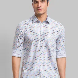 Parx Men Slim Fit Striped Pure Cotton Casual Shirt-image-6