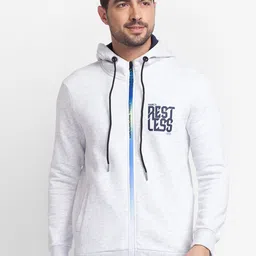 SPYKAR Men Grey Hooded Sweatshirt-picture-39