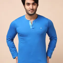 berry blues Men Solid Cotton T-shirt-picture-27