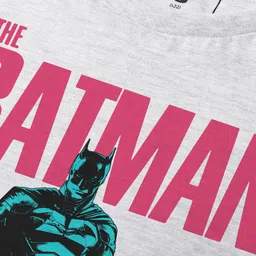 Free Authority Men Batman Printed Cotton T-shirt image 2