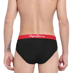 Pepe Jeans Men Pack Of 4  Solid Briefs image 3